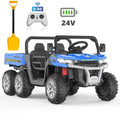 24V 6 Wheels Kids Electric Ride on Dump Truck with Trailer F383728