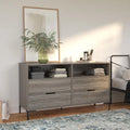 Weathered Oak Wide Dresser I3422