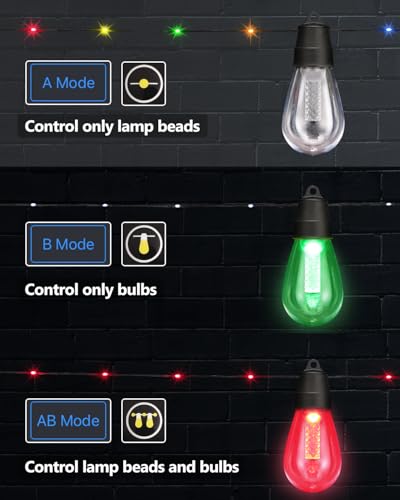 50Ft RGBw Color Changing Dimmable String Lights M130