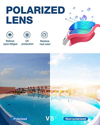 Polarized Anti Fog Anti UV Swimming Goggles U3608