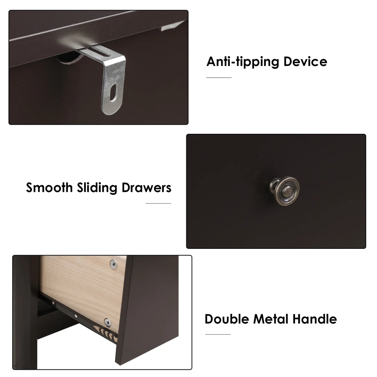 White 4 Drawer Dresser V737719