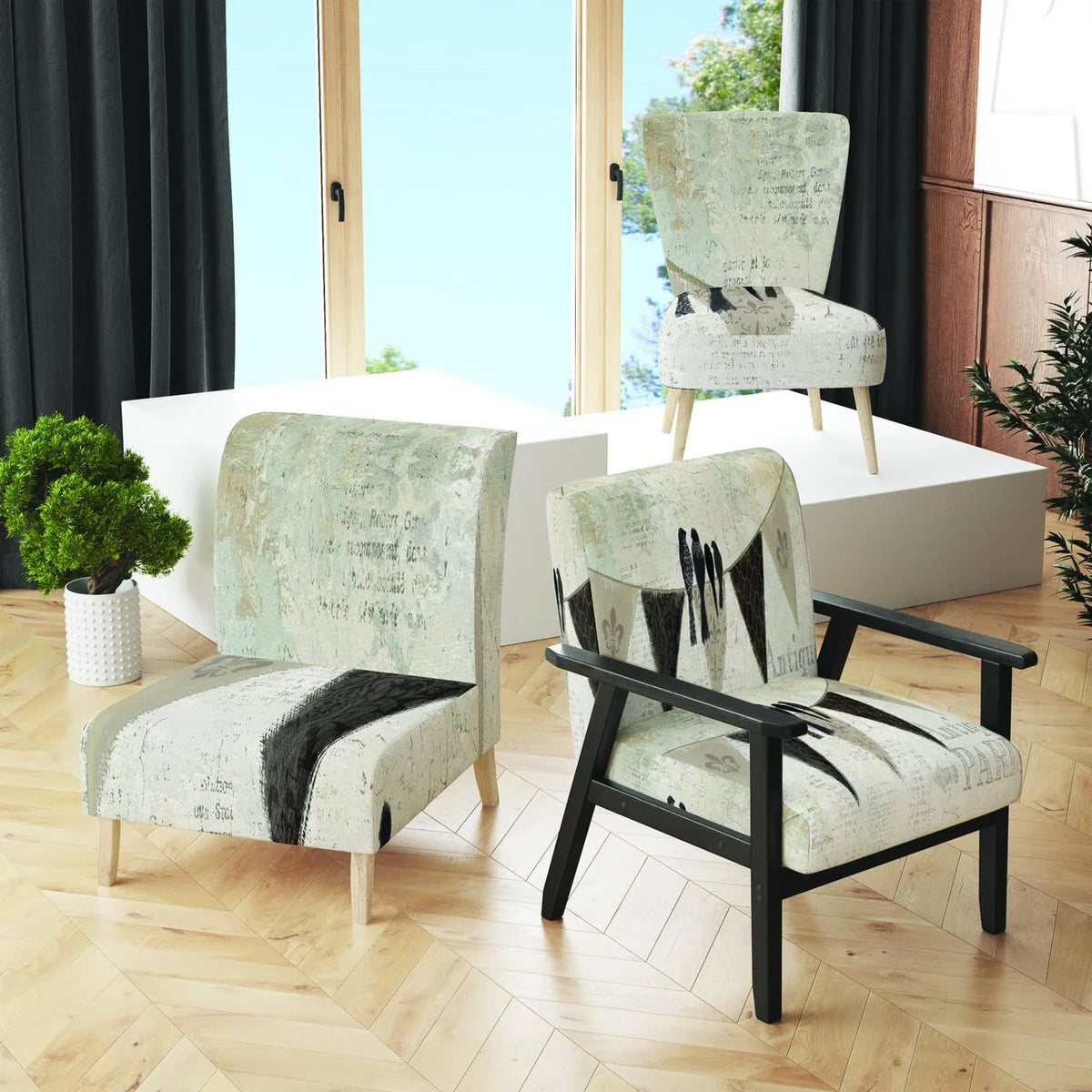 Upholstered Accent Chair J3774