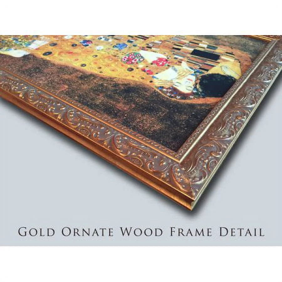 14x12 Gold Ornate Wood Frame Double Matted Art Print K825503