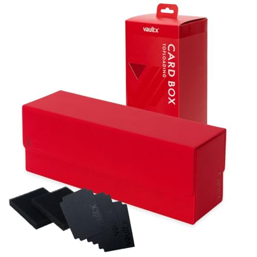 Trading Card Storage Box with Magnetic Lid and Dividers X38991