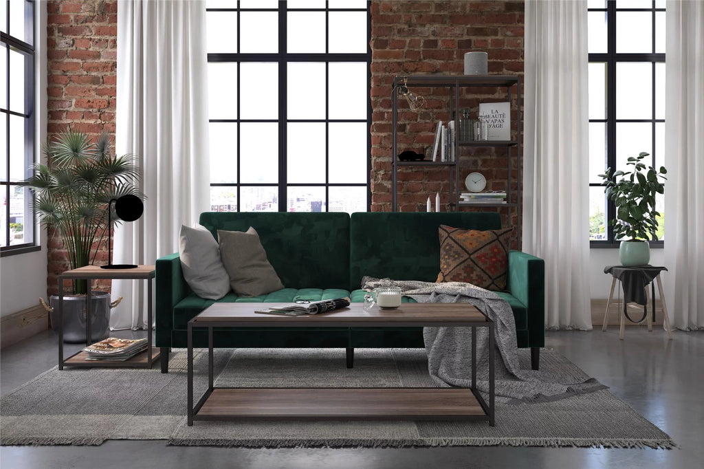 Green Velvet Futon R96990