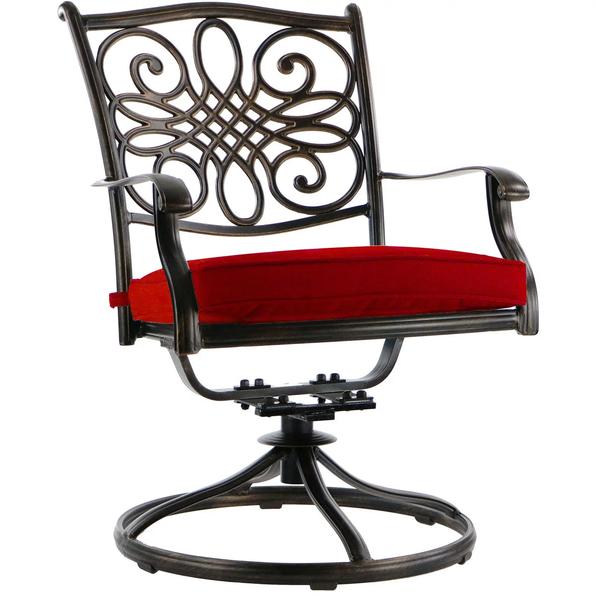 11-Piece Outdoor Dining Set with Cast-Top Table and Chairs P40915