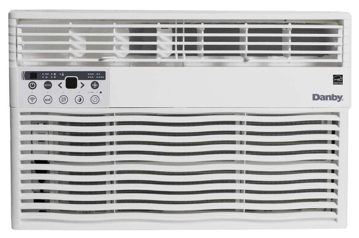 12,000 BTU White Window Air Conditioner with WiFi and Remote E1605