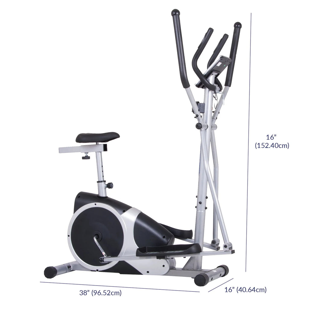 Cardio Dual Trainer, 12.5 Stride, 250 lbs U23517
