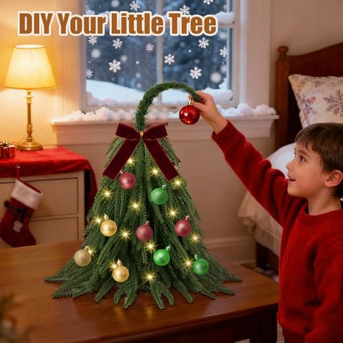 12 Inch Pine Christmas Tree with 40 Lights F79857
