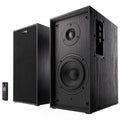 Black 5 Inch Powered Bluetooth Bookshelf Speakers Z850671