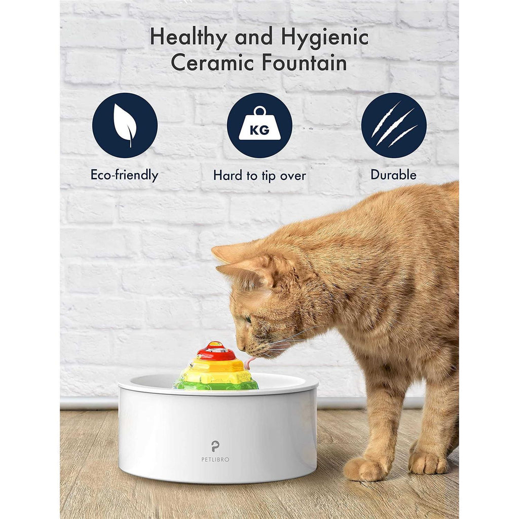 Ceramic Cat Water Fountain 50oz /1.5L J113