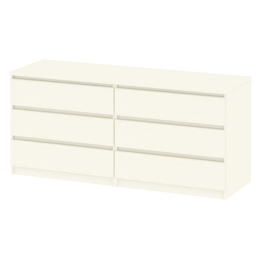 6 Drawer Double Dresser R986