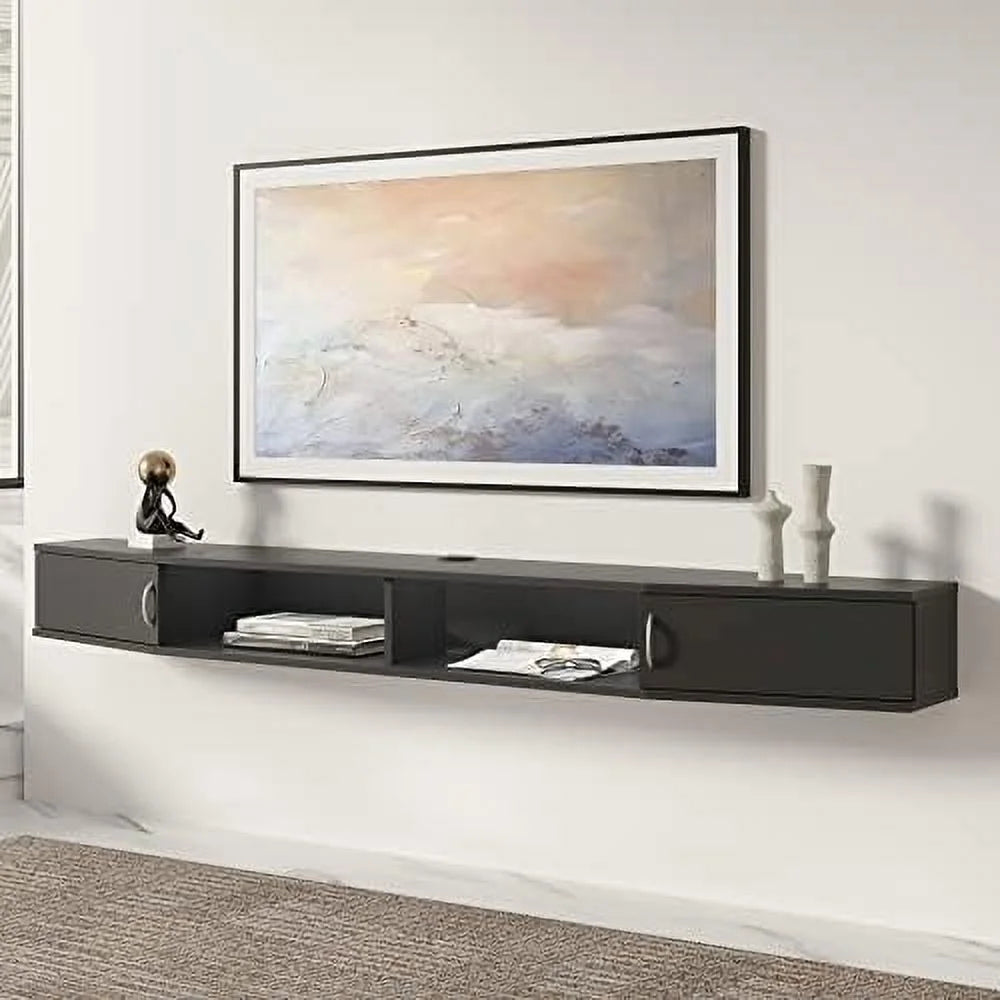 70'' Floating TV Stand with Cabinet M761