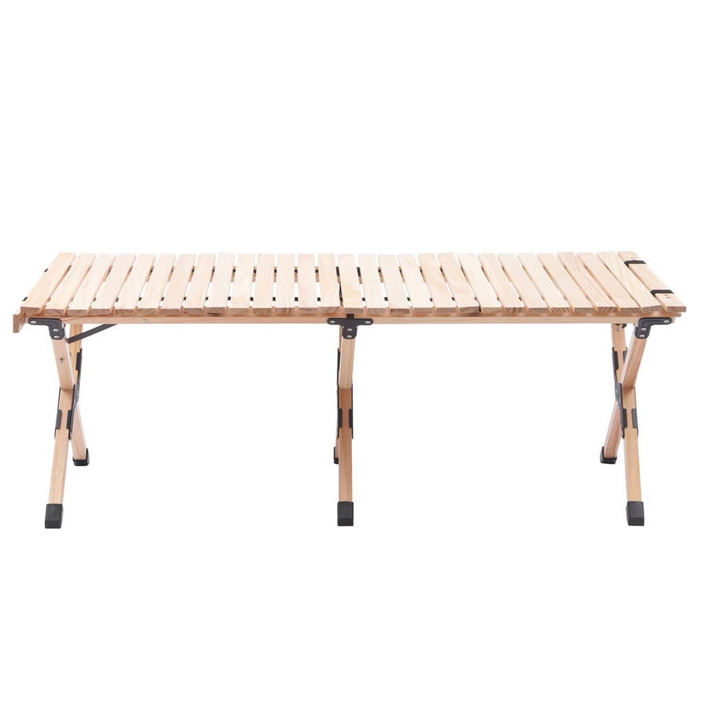 120*60cm Wooden Portable Folding Camping Table G689