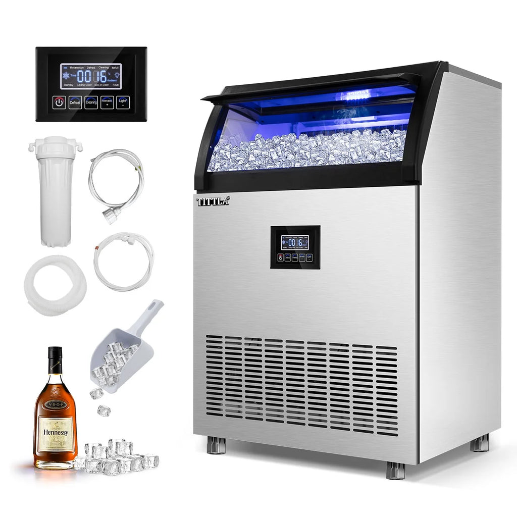 Commercial Ice Maker with 55lbs Ice Storage Capacity F140